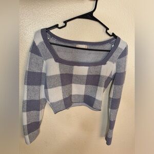 Altar’d State: Plaid plush long sleeve top